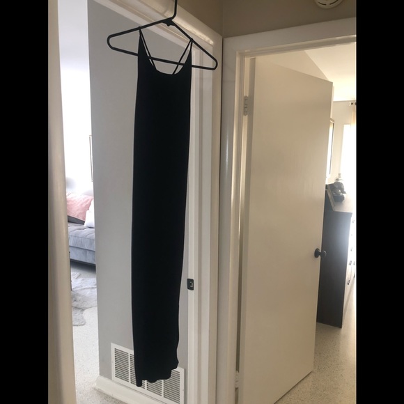 Wildflower Black knit midi dress NWT - Picture 1 of 9